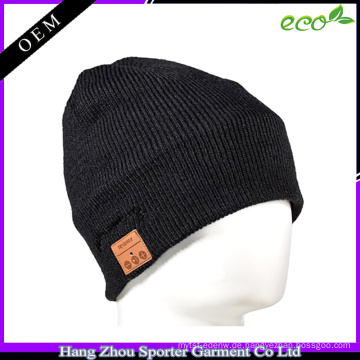 16FZBE07 Rippstrick Kaschmir Beanie Hut Unisex Mütze